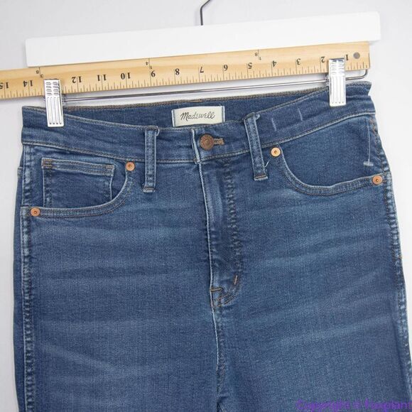 NEW Madewell 10" High-Rise Skinny Jeans in Wendover Wash: TENCEL™, 28 - Picture 9 of 16